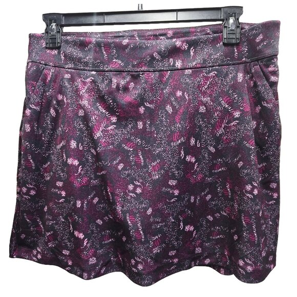 Greg Norman Pants - NWT GREG NORMAN MOISTURE WICKING SCULPTING SHORT SKORT/SKIRT MONET BLACK L $80